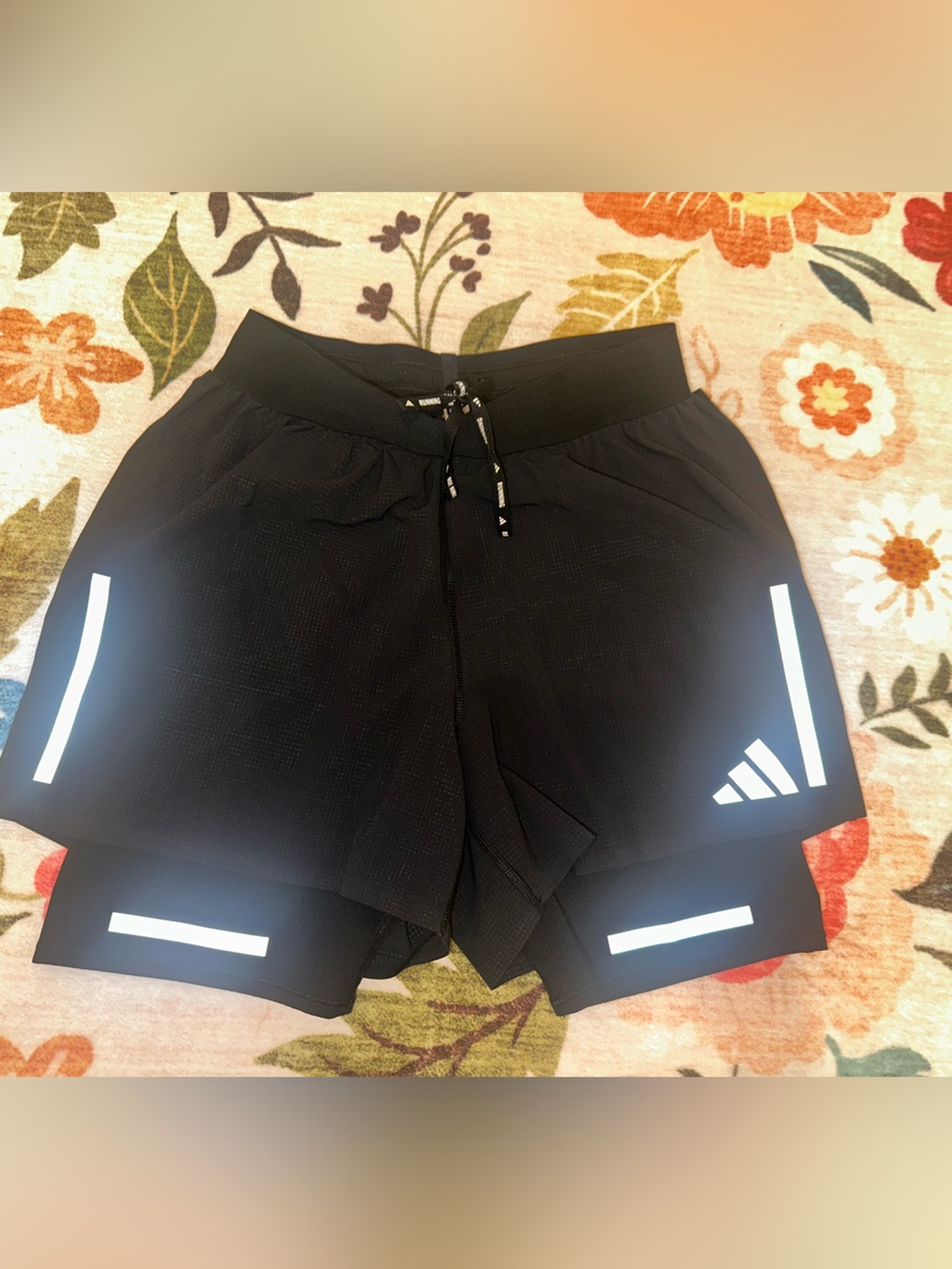 adidas running 2 in 1 short (men)
